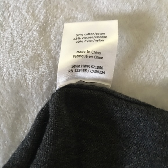 NWOT - H by Halston cold shoulder sweater - Picture 6 of 6